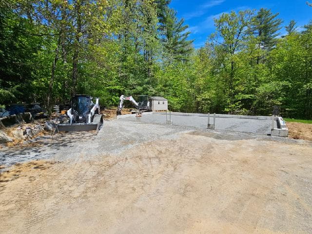 Sturdy Garage Foundation Built in Hopkinton NH