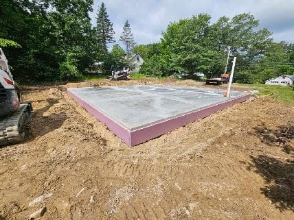 Concrete Slab for Garage in Hudson NH image