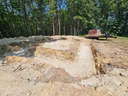 Durable Concrete Garage Foundation in Hooksett, NH image